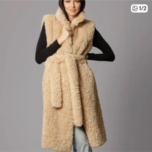Avec le Filles Sherpa Long Vest